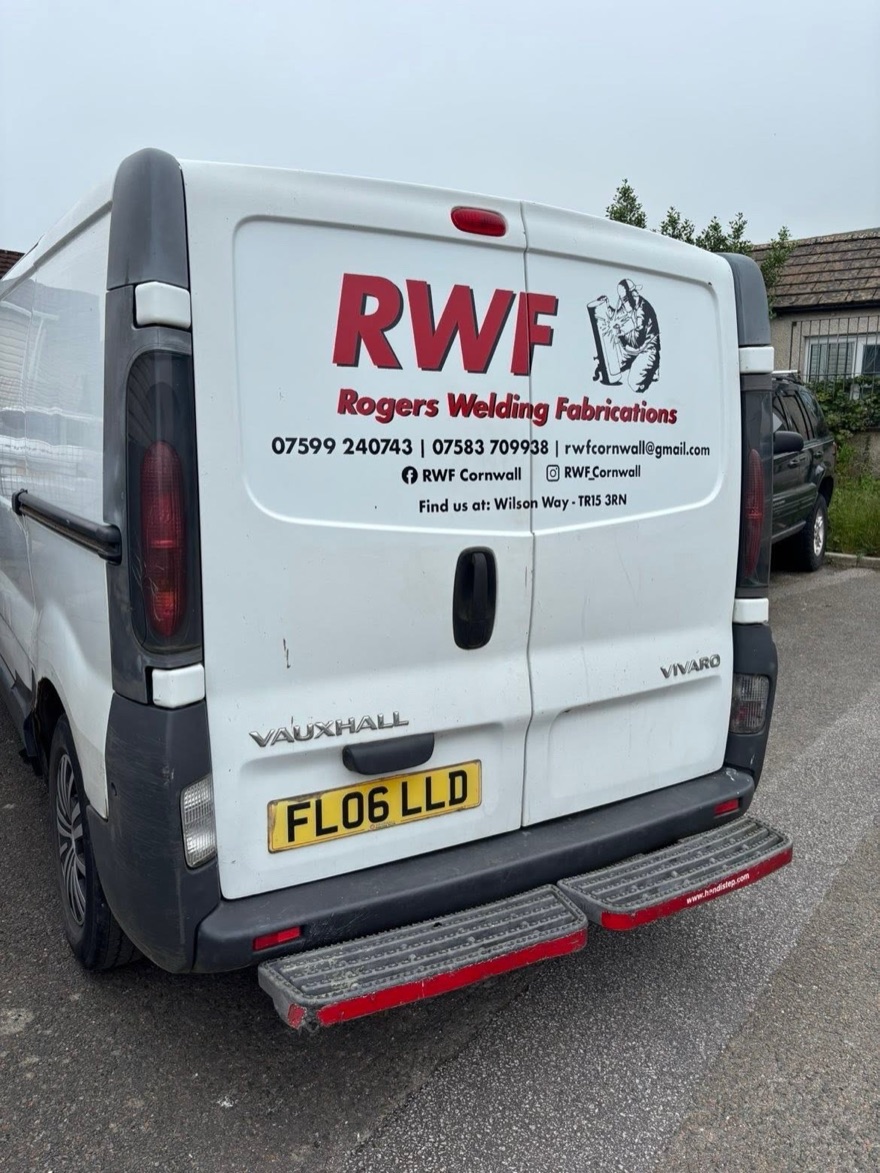 The Rogers Welding Fabrication van — RWF Cornwall