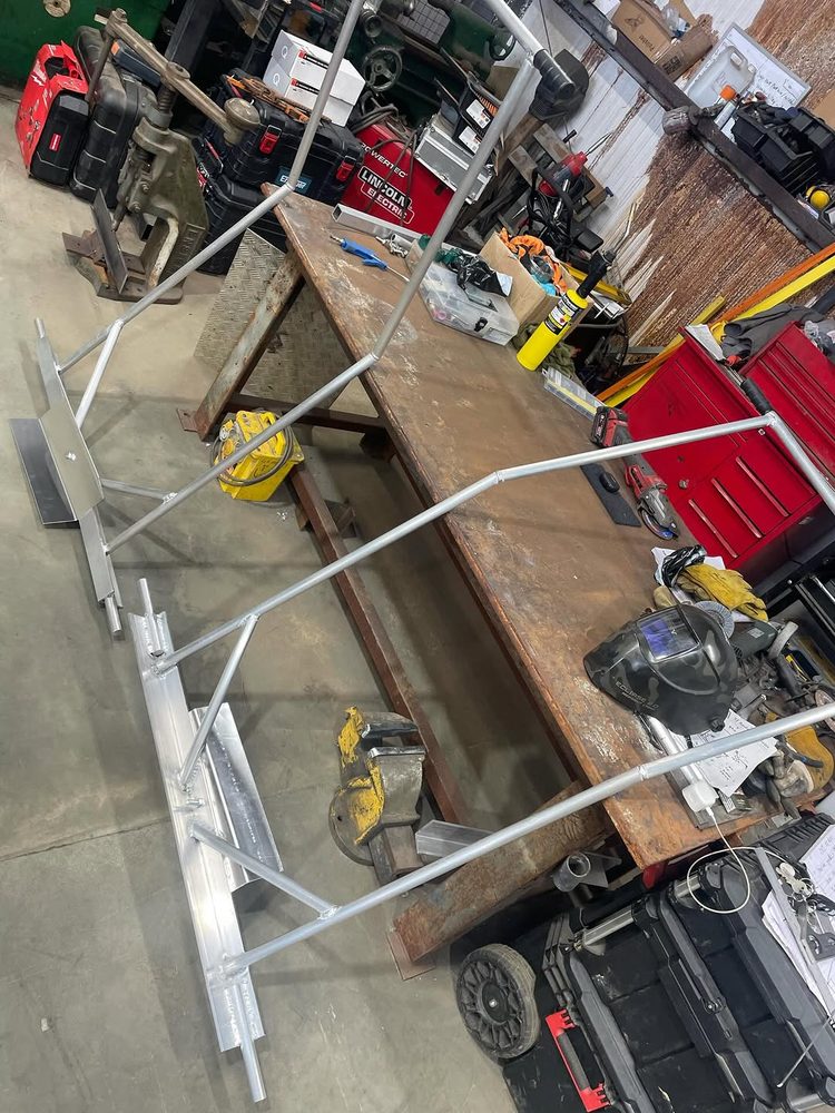A set of gig-rowing trollies for Roseland